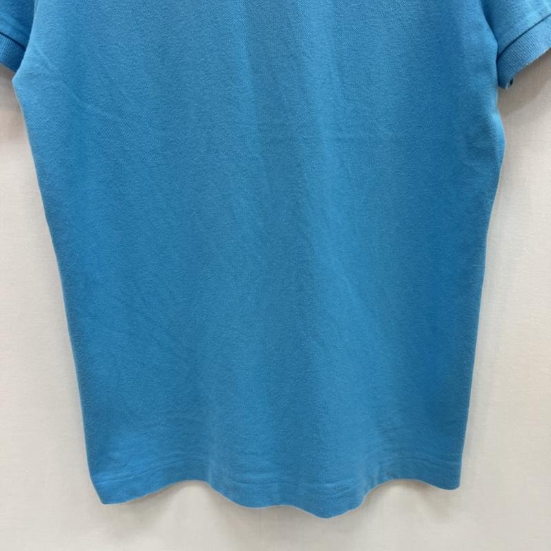 ラコステ LACOSTE ポロシャツ 半袖 デカワニ ロゴ ポロシャツ 5 青 / ブルー / blue メンズ USED 古着 中古 50160852