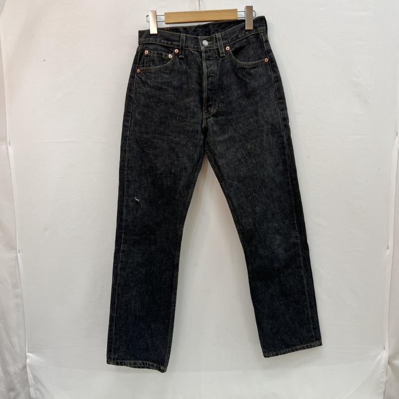 リーバイス Levi s パンツ デニム、ジーンズ 90s USA製 501 先染め ブラックデニム ボタン裏553 29インチ 黒 / ブラック / black メンズ USED 古着 中古 50160855