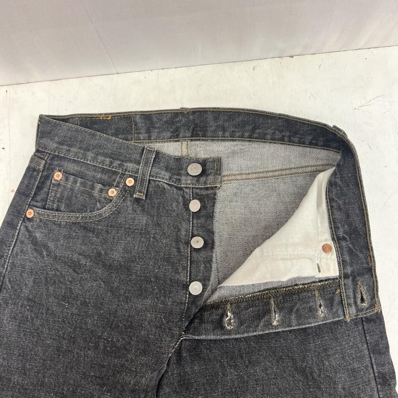 リーバイス Levi s パンツ デニム、ジーンズ 90s USA製 501 先染め ブラックデニム ボタン裏553 29インチ 黒 / ブラック / black メンズ USED 古着 中古 50160855
