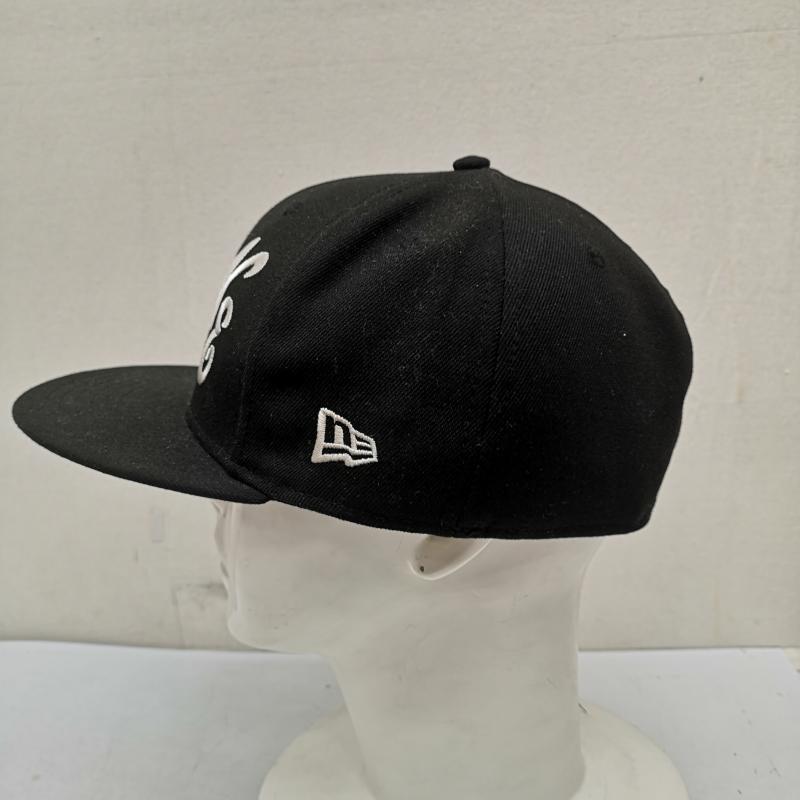ニューエラ NEW ERA 帽子 キャップ Neon Tube ネオン チューブロゴ キャップ 7 1/2 - 黒 / ブラック / black メンズ USED 古着 中古 50160857