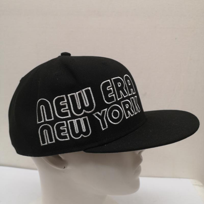 ニューエラ NEW ERA 帽子 キャップ Neon Tube ネオン チューブロゴ キャップ 7 1/2 - 黒 / ブラック / black メンズ USED 古着 中古 50160857