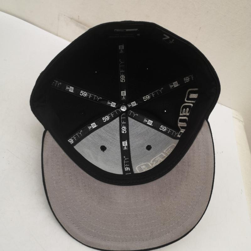 ニューエラ NEW ERA 帽子 キャップ Neon Tube ネオン チューブロゴ キャップ 7 1/2 - 黒 / ブラック / black メンズ USED 古着 中古 50160857