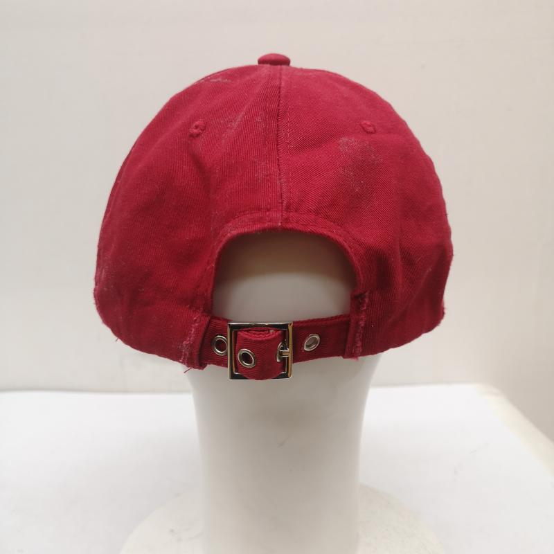 古着 USED 帽子 キャップ GRANCY アイレット デザイン ダメージ キャップ GRAOT765 - 赤 / レッド / red メンズ USED 古着 中古 50160859