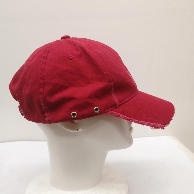古着 USED 帽子 キャップ GRANCY アイレット デザイン ダメージ キャップ GRAOT765 - 赤 / レッド / red メンズ USED 古着 中古 50160859
