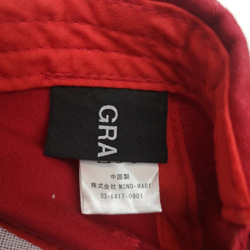 古着 USED 帽子 キャップ GRANCY アイレット デザイン ダメージ キャップ GRAOT765 - 赤 / レッド / red メンズ USED 古着 中古 50160859