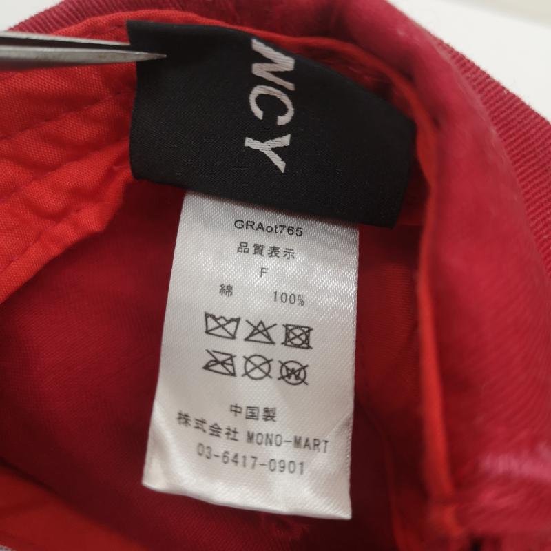 古着 USED 帽子 キャップ GRANCY アイレット デザイン ダメージ キャップ GRAOT765 - 赤 / レッド / red メンズ USED 古着 中古 50160859