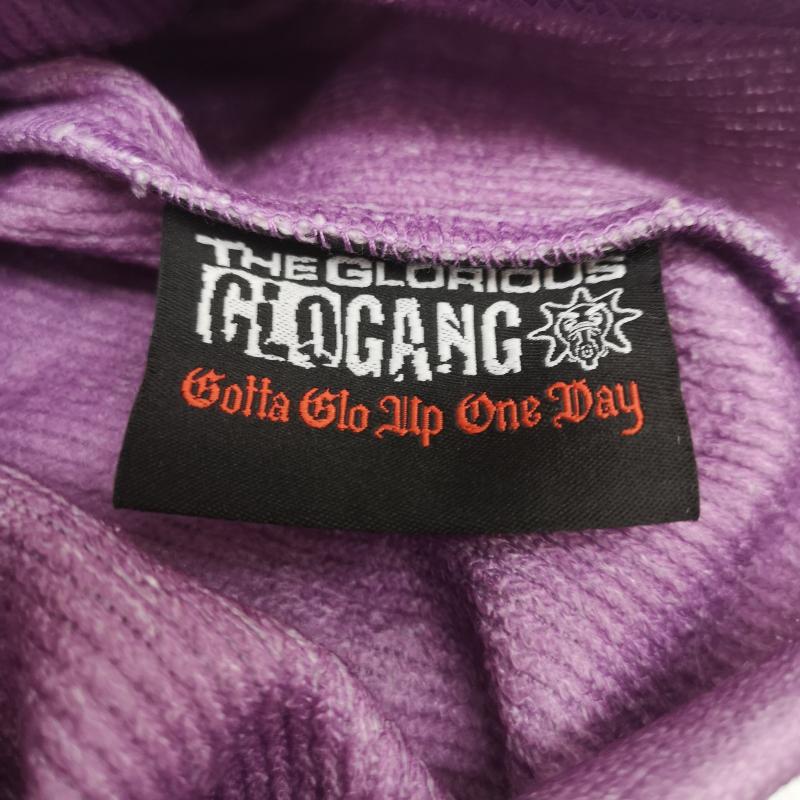 古着 USED 帽子 ニット帽 GLOGANG Death And Glory スキー マスク - 桃 / ピンク / pink X 紫 / パープル / purple メンズ USED 古着 中古 50160865