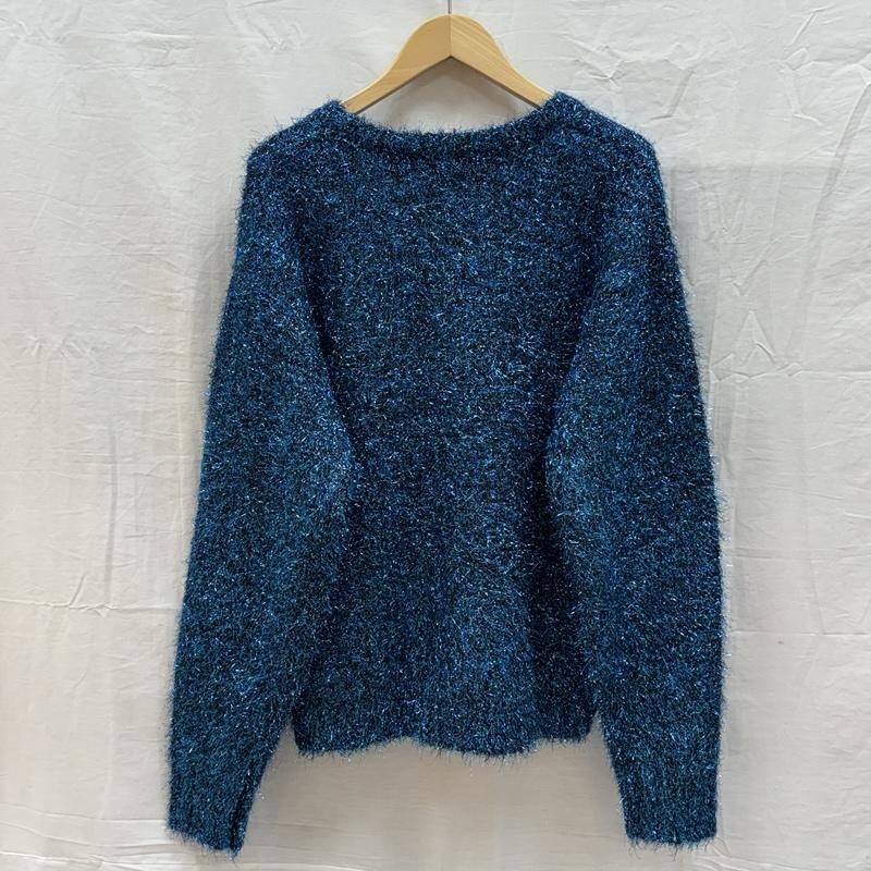 メゾンスペシャル MAISON SPECIAL ニット、セーター 長袖 25AW Sparkling Knit Pullover メランジ ラメ キラキラ ニット プルオーバー 21252365703 FREE レディース USED 古着 中古 50160869