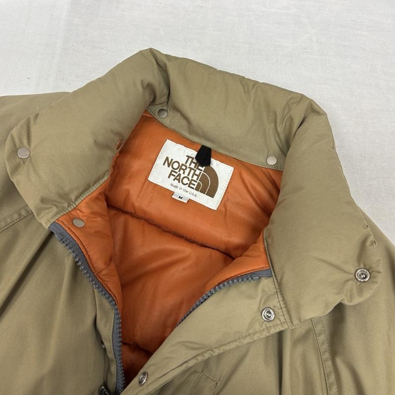 ザノースフェイス THE NORTH FACE ジャケット、上着 ダウンジャケット 80s USA製 茶タグ スタンドカラー ダウン ジャケット ヴィンテージ M メンズ USED 古着 中古 50160877