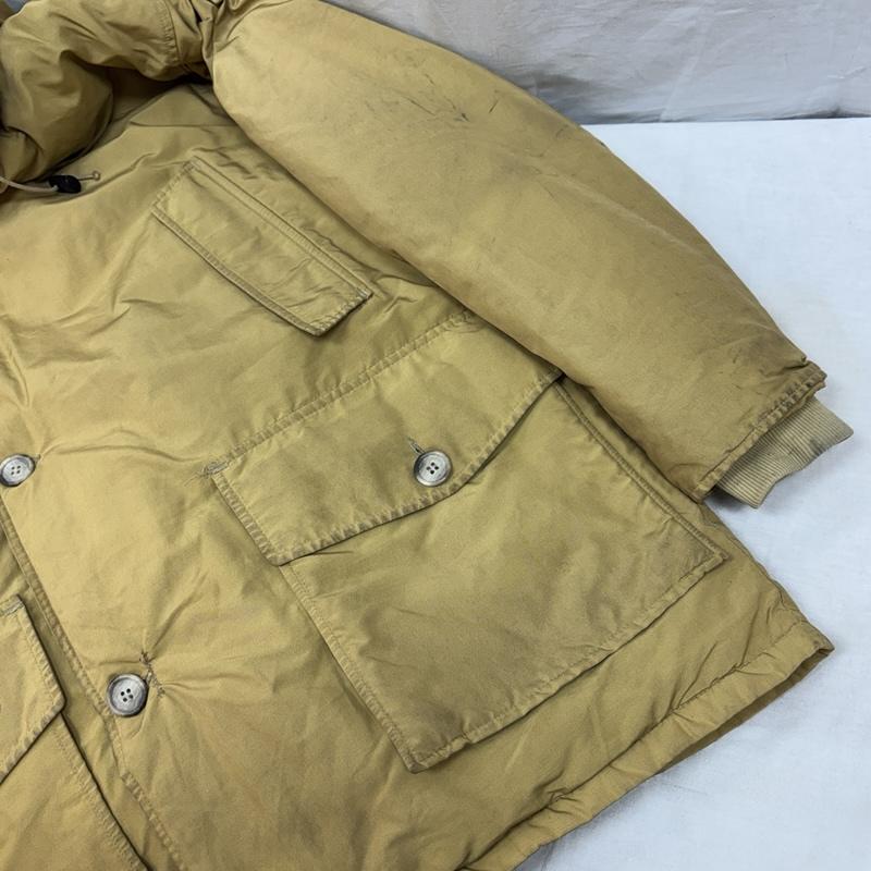 ウールリッチウーレンミルズ Woolrich Woolen Mills ジャケット、上着 ダウンジャケット ARCTIC PARKA アークティック パーカー USA製 70s フーデッド ファー ダウン ジャケット M メンズ USED 古着 中古 50160883