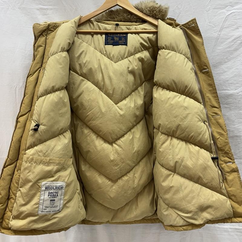 ウールリッチウーレンミルズ Woolrich Woolen Mills ジャケット、上着 ダウンジャケット ARCTIC PARKA アークティック パーカー USA製 70s フーデッド ファー ダウン ジャケット M メンズ USED 古着 中古 50160883