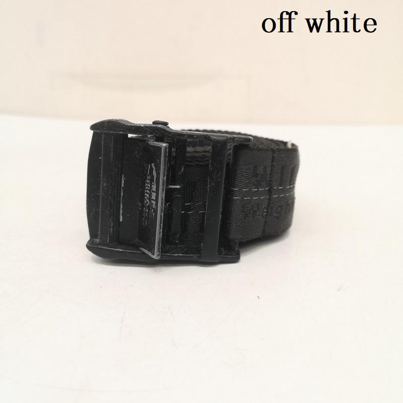 オフホワイト off white ベルト・バックル ベルト インダストリアル ベルト - 黒 / ブラック / black メンズ USED 古着 中古 50160897