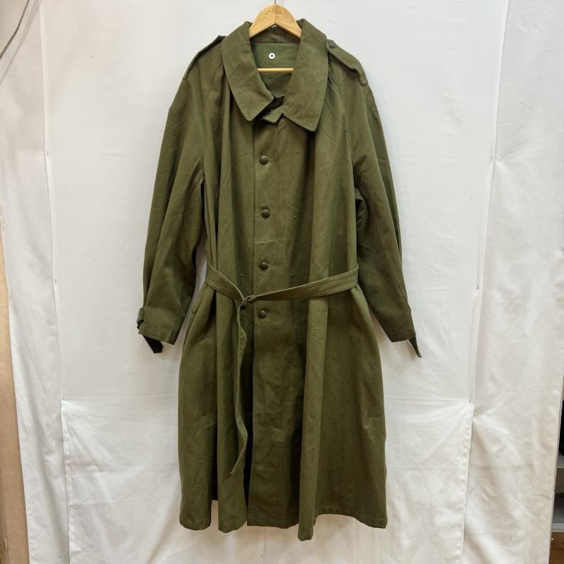 ヴィンテージ VINTAGE コート コート一般 40-50s フランス軍 M35 ミリタリー キャンバス モーターサイクル コート 6 オリーブグリーン / オリーブグリーン / メンズ USED 古着 中古 50160901