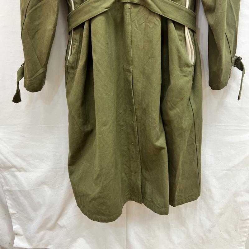 ヴィンテージ VINTAGE コート コート一般 40-50s フランス軍 M35 ミリタリー キャンバス モーターサイクル コート 6 オリーブグリーン / オリーブグリーン / メンズ USED 古着 中古 50160901