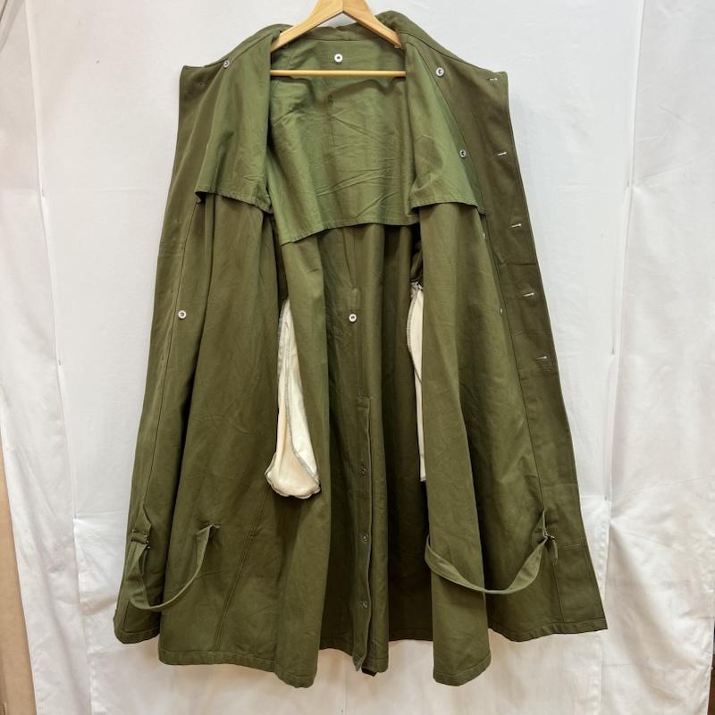 ヴィンテージ VINTAGE コート コート一般 40-50s フランス軍 M35 ミリタリー キャンバス モーターサイクル コート 6 オリーブグリーン / オリーブグリーン / メンズ USED 古着 中古 50160901