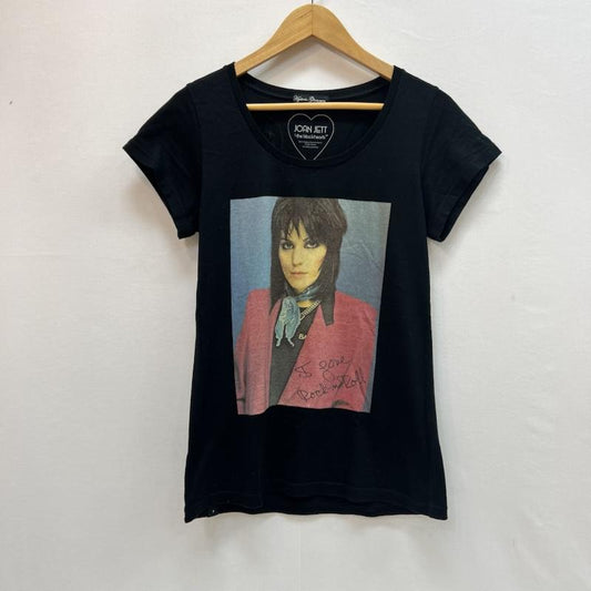 ヒステリックグラマー HYSTERIC GLAMOUR Tシャツ 半袖 JOAN JETT ジョーンジェット フォト Ｔシャツ FREE 黒 / ブラック / black レディース USED 古着 中古 50160910