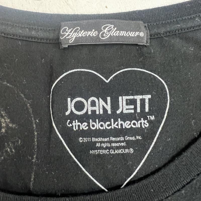 ヒステリックグラマー HYSTERIC GLAMOUR Tシャツ 半袖 JOAN JETT ジョーンジェット フォト Ｔシャツ FREE 黒 / ブラック / black レディース USED 古着 中古 50160910