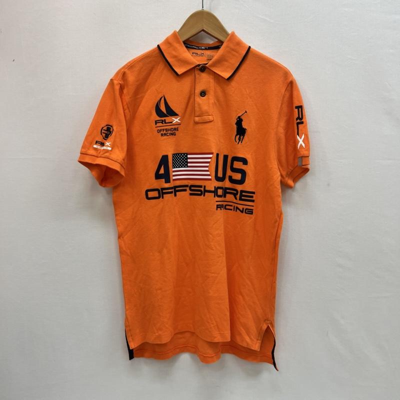 アールエルエックスラルフローレン RLXRALPHLAUREN ポロシャツ 半袖 ビッグポニー レーシング ポロシャツ M 橙 / オレンジ / orange メンズ USED 古着 中古 50160912