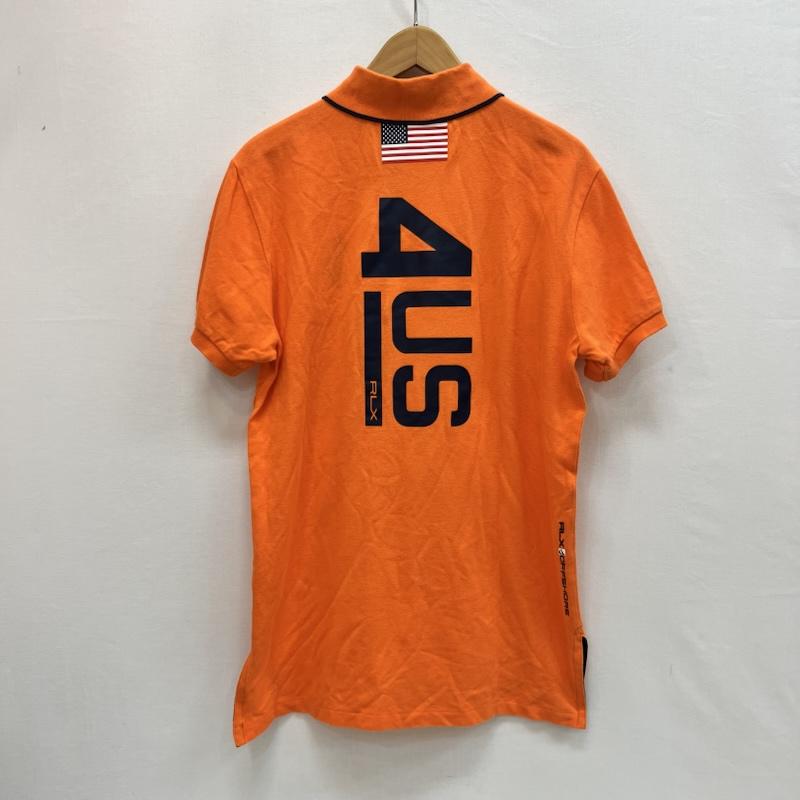 アールエルエックスラルフローレン RLXRALPHLAUREN ポロシャツ 半袖 ビッグポニー レーシング ポロシャツ M 橙 / オレンジ / orange メンズ USED 古着 中古 50160912