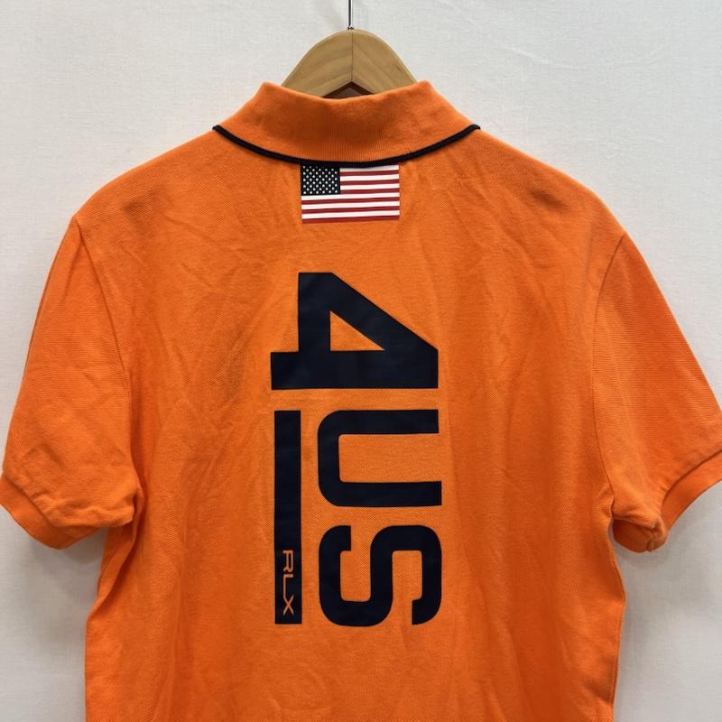 アールエルエックスラルフローレン RLXRALPHLAUREN ポロシャツ 半袖 ビッグポニー レーシング ポロシャツ M 橙 / オレンジ / orange メンズ USED 古着 中古 50160912