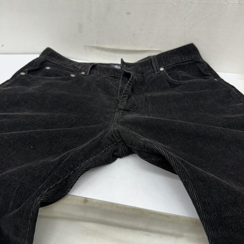 ステューシー STUSSY パンツ ワークパンツ、ペインターパンツ 90s USA製 紺タグ ボタンフライ コーデュロイ パンツ 36インチ 黒 / ブラック / black メンズ USED 古着 中古 50160913