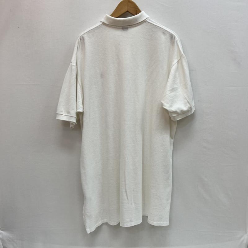 ポロバイラルフローレン Polo by RALPH LAUREN ポロシャツ 半袖 90s USA製 ポニー刺繍 ポロシャツ ビンテージ L 白 / ホワイト / white メンズ USED 古着 中古 50160915