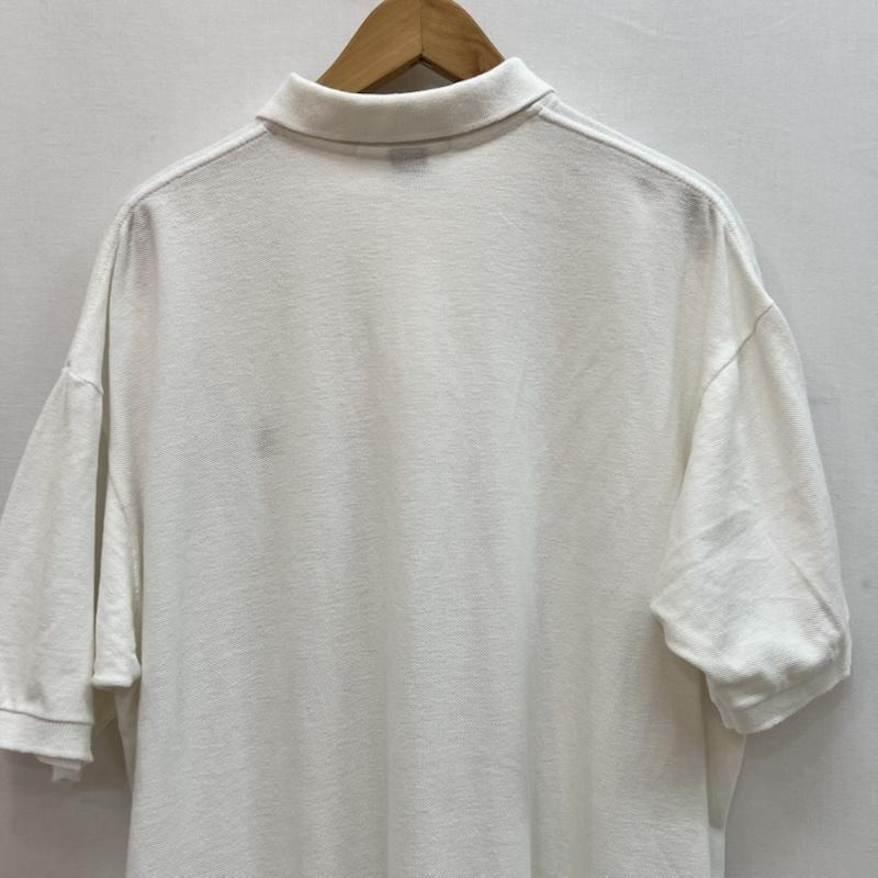 ポロバイラルフローレン Polo by RALPH LAUREN ポロシャツ 半袖 90s USA製 ポニー刺繍 ポロシャツ ビンテージ L 白 / ホワイト / white メンズ USED 古着 中古 50160915