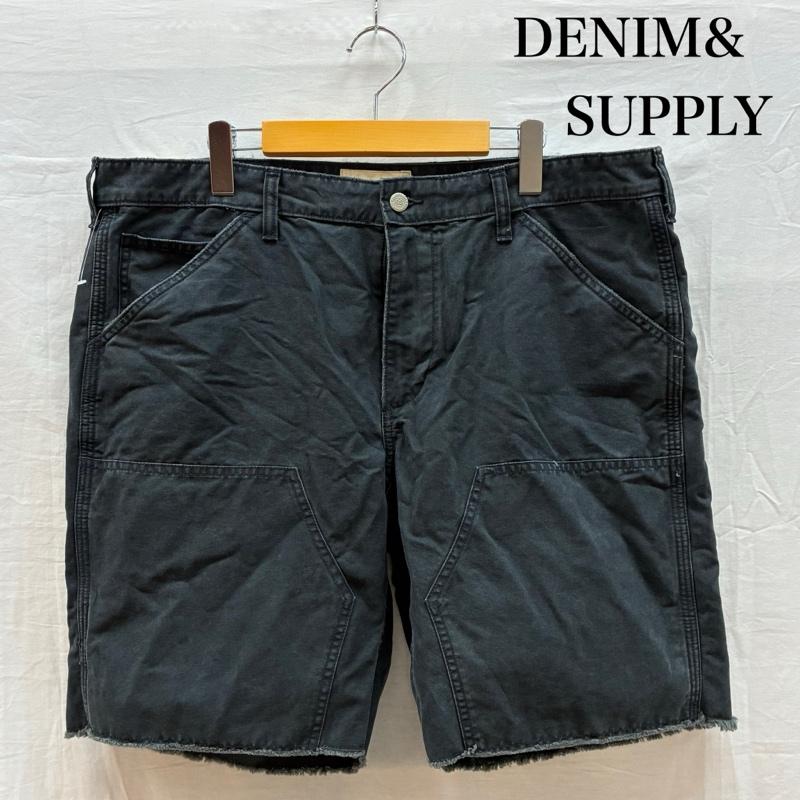 ラルフローレン RALPHLAUREN パンツ ショートパンツ DENIM&SUPPLY ダブルニー ダック キャンバス コットン ワーク ショーツ ハーフパンツ ダメージ加工 38インチ メンズ USED 古着 中古 50160918