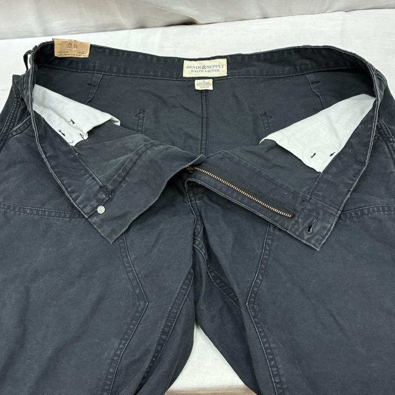 ラルフローレン RALPHLAUREN パンツ ショートパンツ DENIM&SUPPLY ダブルニー ダック キャンバス コットン ワーク ショーツ ハーフパンツ ダメージ加工 38インチ メンズ USED 古着 中古 50160918