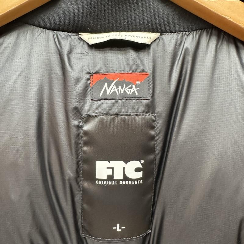 ナンガ NANGA ジャケット、上着 ダウンジャケット FTC MOUNTAIN LODGE DOWN JACKET ダウン ジャケット 24FB-025 L 黒 / ブラック / black メンズ USED 古着 中古 50160921