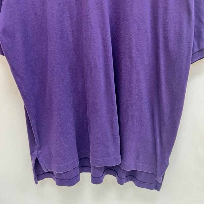 ポロバイラルフローレン Polo by RALPH LAUREN ポロシャツ 半袖 90s USA製 ポニー刺繍 ポロシャツ ビンテージ XL 紫 / パープル / purple メンズ USED 古着 中古 50160922