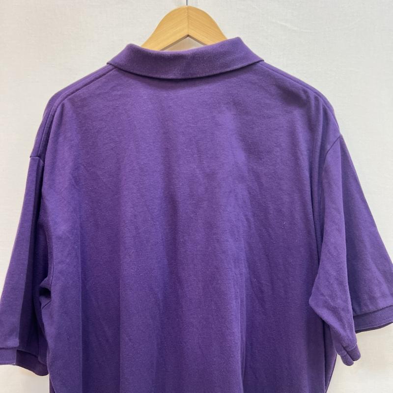 ポロバイラルフローレン Polo by RALPH LAUREN ポロシャツ 半袖 90s USA製 ポニー刺繍 ポロシャツ ビンテージ XL 紫 / パープル / purple メンズ USED 古着 中古 50160922