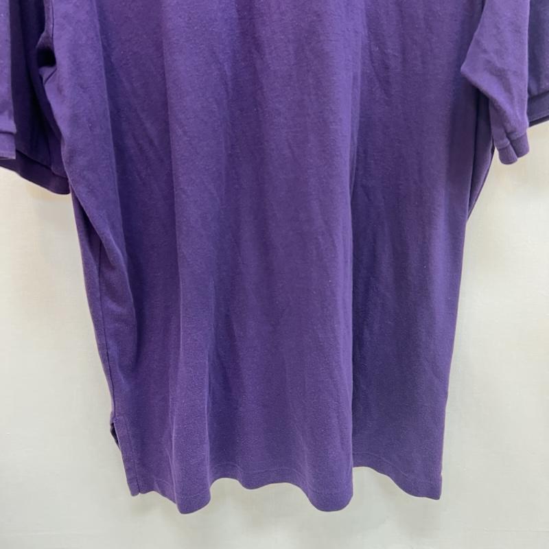 ポロバイラルフローレン Polo by RALPH LAUREN ポロシャツ 半袖 90s USA製 ポニー刺繍 ポロシャツ ビンテージ XL 紫 / パープル / purple メンズ USED 古着 中古 50160922