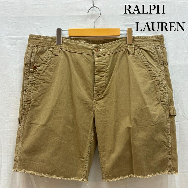 ポロバイラルフローレン Polo by RALPH LAUREN パンツ ショートパンツ HBT ヘリンボーン コットン ペインター ショーツ ハーフパンツ ダメージ加工 40インチ メンズ USED 古着 中古 50160923