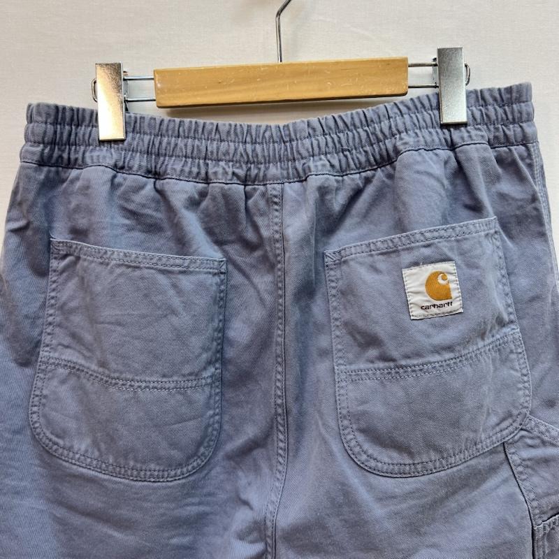 カーハート ダブリューアイピー Carhartt WIP パンツ ショートパンツ FLINT SHORT オーガニックコットン ガーメントダイ加工 ショートパンツ L 青 / ブルー / blue メンズ USED 古着 中古 50160934