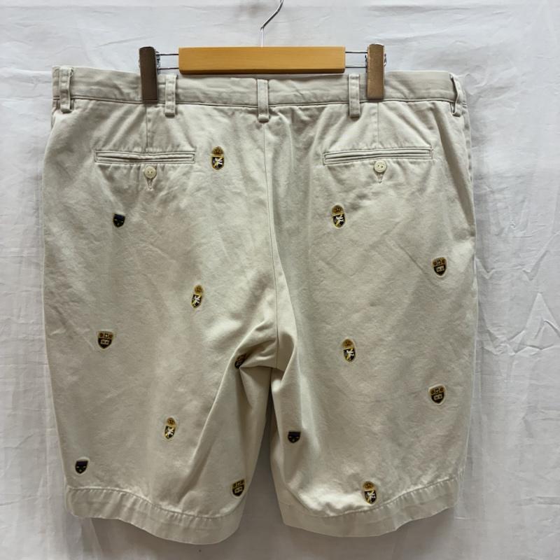 ポロバイラルフローレン Polo by RALPH LAUREN パンツ ショートパンツ エンブロイダリー 刺繍 総柄 コットン チノ ショーツ ハーフパンツ 40インチ メンズ USED 古着 中古 50160938