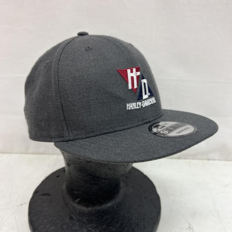 ハーレーダビッドソン Harley-Davidson 帽子 キャップ NEW ERA ニューエラ ベースボール キャップ FREE 灰 / グレー / gray メンズ USED 古着 中古 50160941