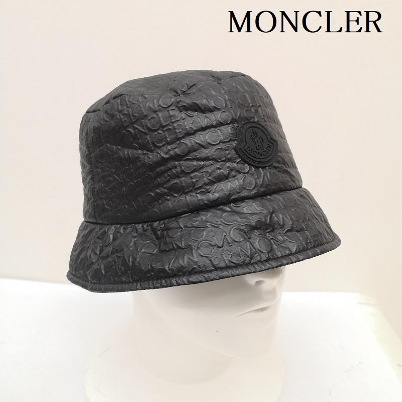 モンクレール MONCLER 帽子 ハット 24ss BUCKET HAT リバーシブル ハット サイズM J10933B00006 597C3 - 黒 / ブラック / black メンズ USED 古着 中古 50160945