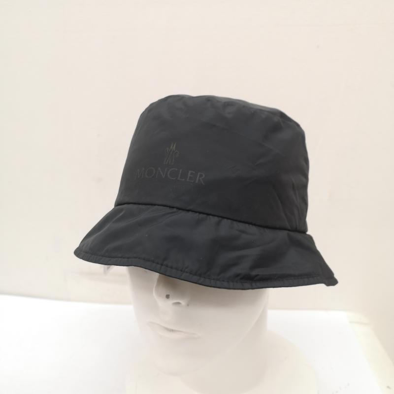 モンクレール MONCLER 帽子 ハット 24ss BUCKET HAT リバーシブル ハット サイズM J10933B00006 597C3 - 黒 / ブラック / black メンズ USED 古着 中古 50160945