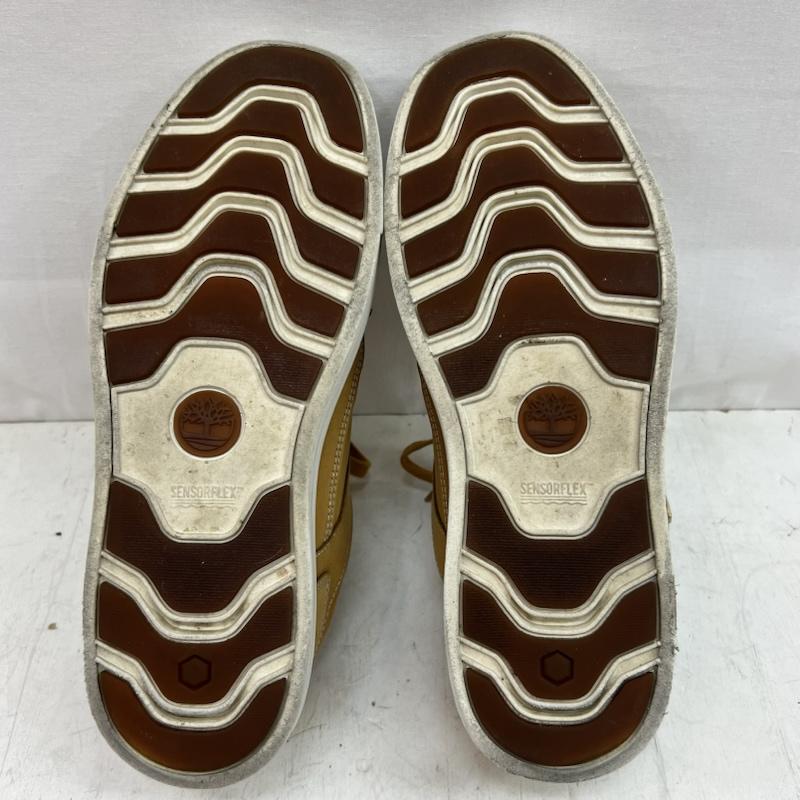 ティンバーランド Timberland スニーカー スニーカー A1HUG ローカット レザースニーカー 26.0cm キャメル / キャメル / メンズ USED 古着 中古 50160946