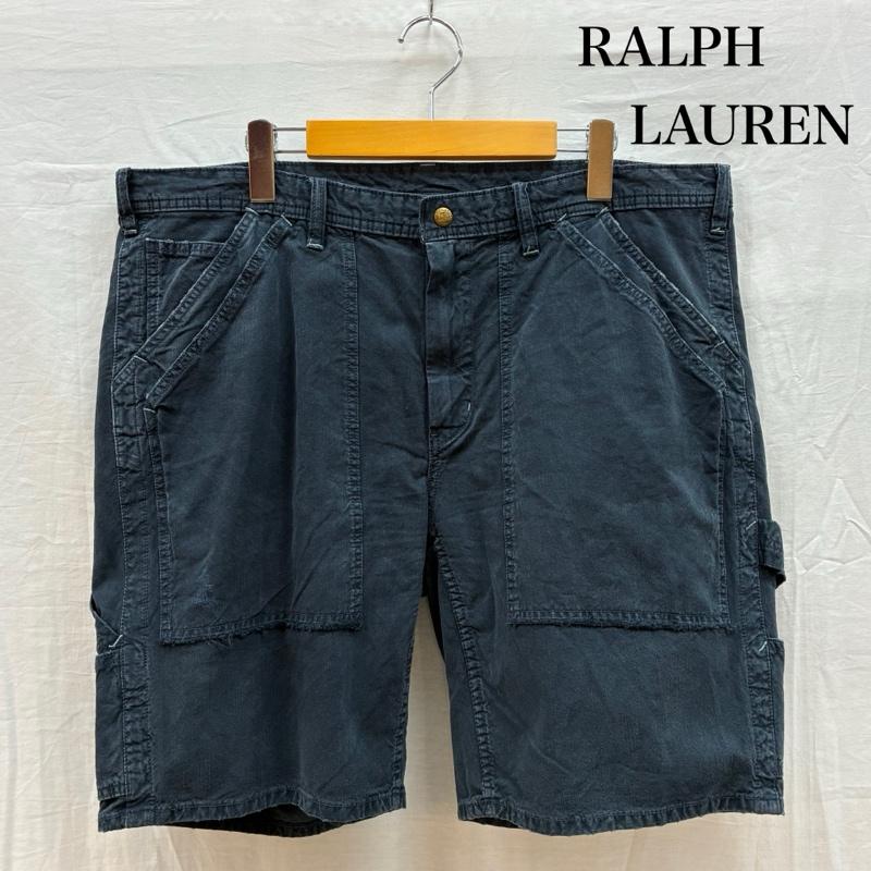 ポロバイラルフローレン Polo by RALPH LAUREN パンツ ショートパンツ コットン ダック キャンバス ダブル ポケット ワーク ペインター ショーツ ハーフパンツ 38インチ メンズ USED 古着 中古 50160947