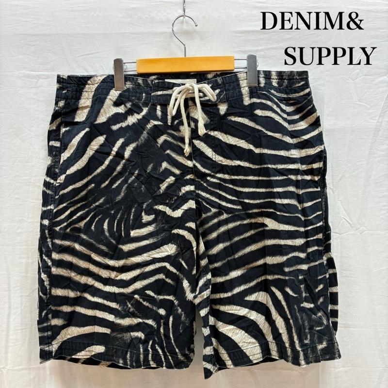ラルフローレン RALPHLAUREN パンツ ショートパンツ DENIM&SUPPLY ゼブラ柄 コットン ハーフパンツ 40インチ メンズ USED 古着 中古 50160950
