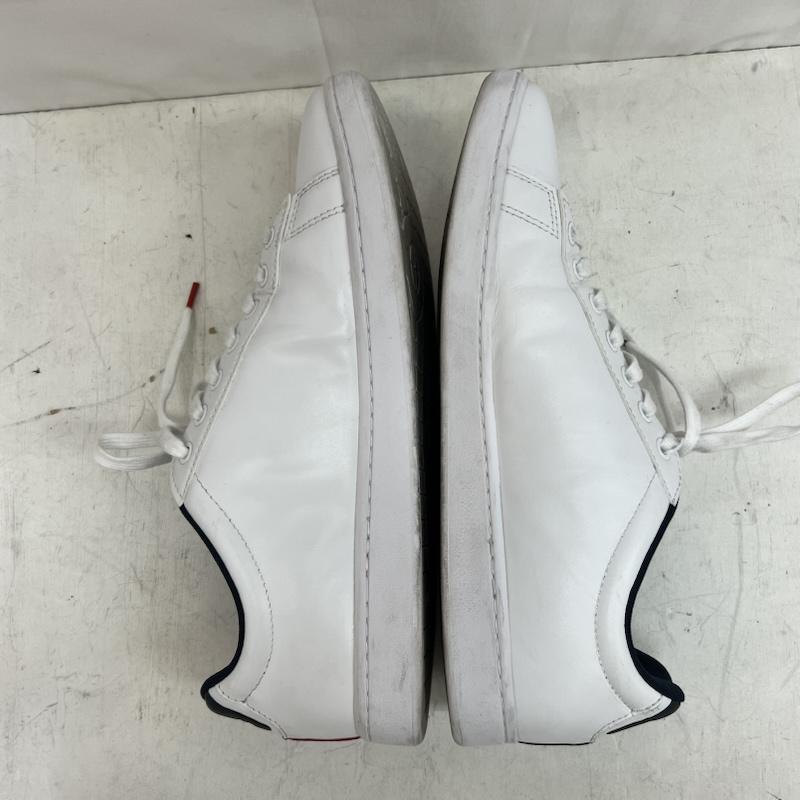 ラコステ LACOSTE スニーカー スニーカー CARNABY EVO TRI 1 レザースニーカー UK：9.5 白 / ホワイト / white メンズ USED 古着 中古 50160952
