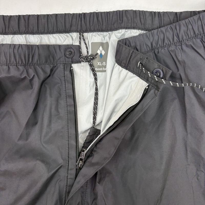モンベル mont-bell パンツ ワークパンツ、ペインターパンツ ナイロン レイン トレッカー パンツ 1128598 XL 黒 / ブラック / black メンズ USED 古着 中古 50160954