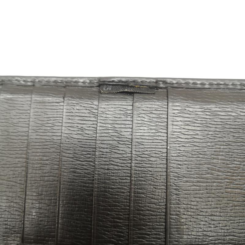 グッチ GUCCI 財布 長財布 インターロッキングG レザー 二つ折り 長財布 256348 496334 - 黒 / ブラック / black レディース USED 古着 中古 50160969