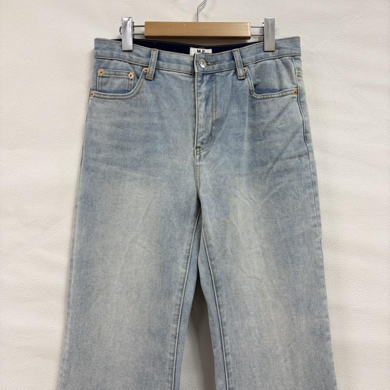 古着 USED パンツ デニム、ジーンズ MASON PRINCE ハイウエスト フレア デニム パンツ ネオ ストリート ジッパーフライ 2 無地 水色 / ライトブルー / レディース USED 古着 中古 50160975