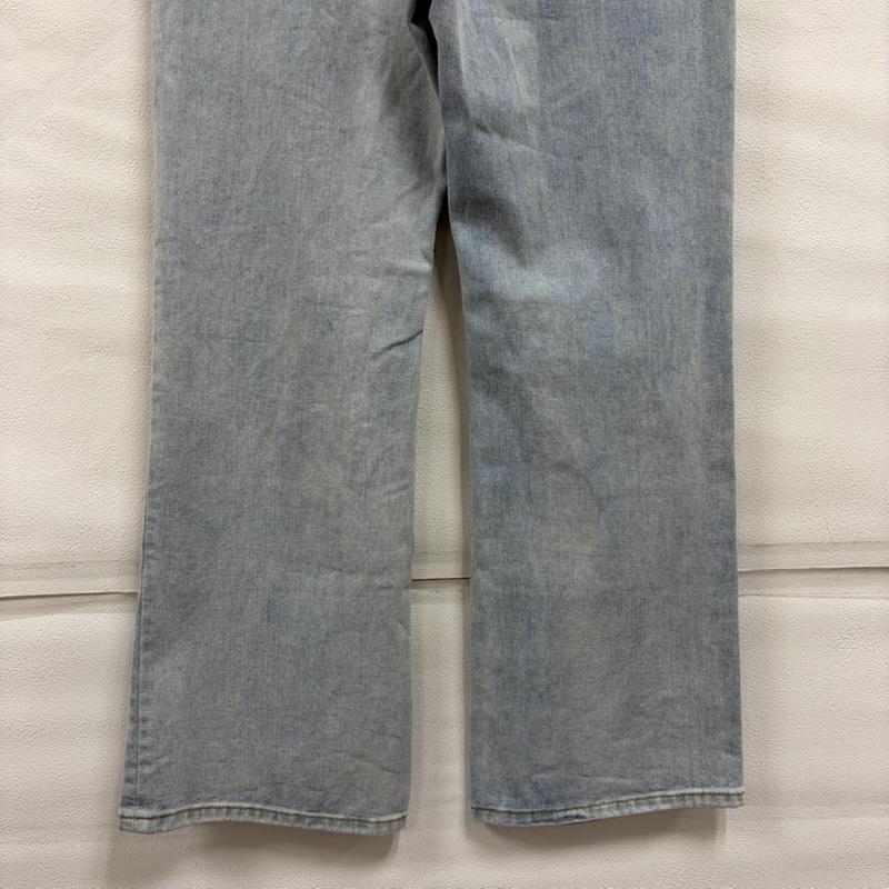 古着 USED パンツ デニム、ジーンズ MASON PRINCE ハイウエスト フレア デニム パンツ ネオ ストリート ジッパーフライ 2 無地 水色 / ライトブルー / レディース USED 古着 中古 50160975