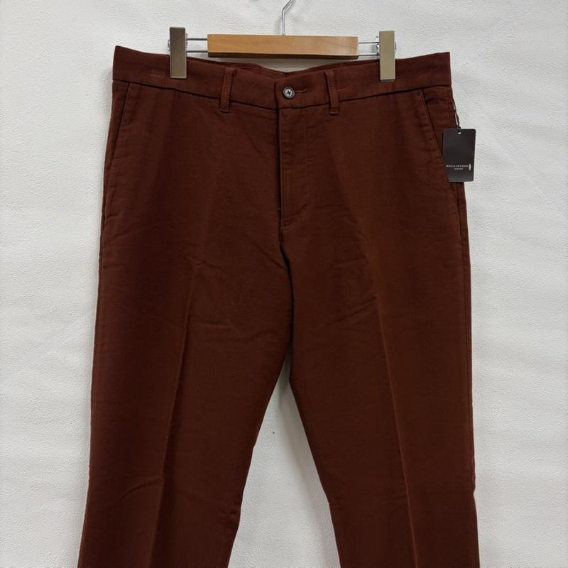 マッキントッシュロンドン MACKINTOSH LONDON パンツ スラックス スラックス カジュアル テーパード パンツ 三陽商会 90cm 無地 茶 / ブラウン / brown メンズ USED 古着 中古 50160981