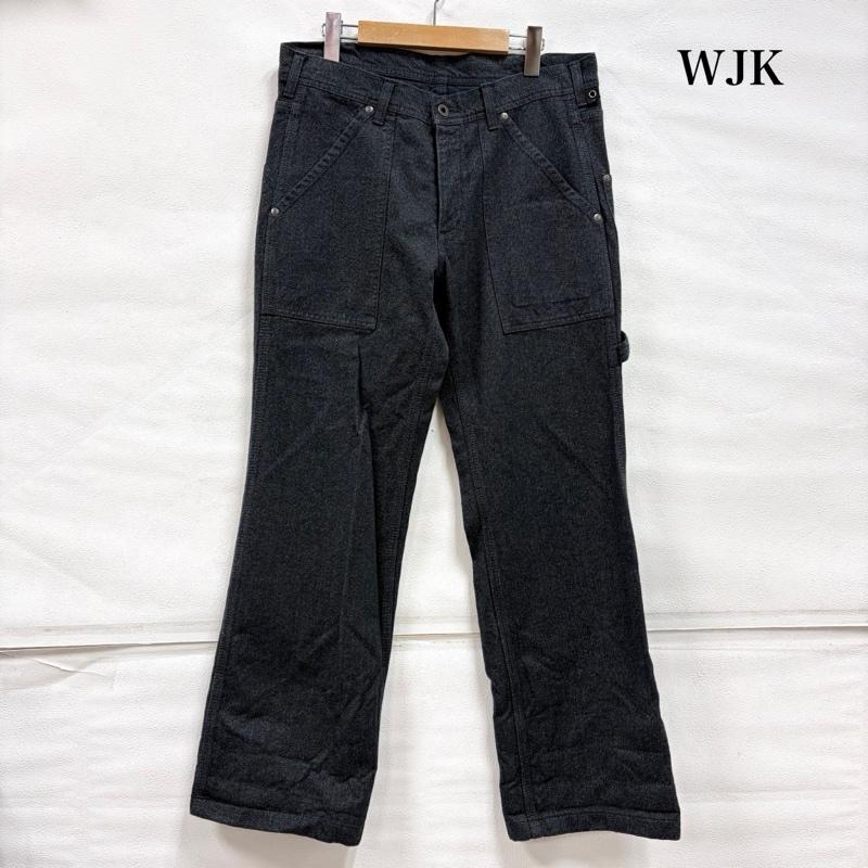ダヴルジェイケイ wjk パンツ ワークパンツ、ペインターパンツ ペインターパンツ ボタンフライ バギー ワイド L メンズ USED 古着 中古 50160983