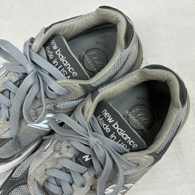 ニューバランス New Balance スニーカー スニーカー MR993GL 2023 USA製 メッシュ スエード ローカット スニーカー 27.0cm メンズ USED 古着 中古 50160986